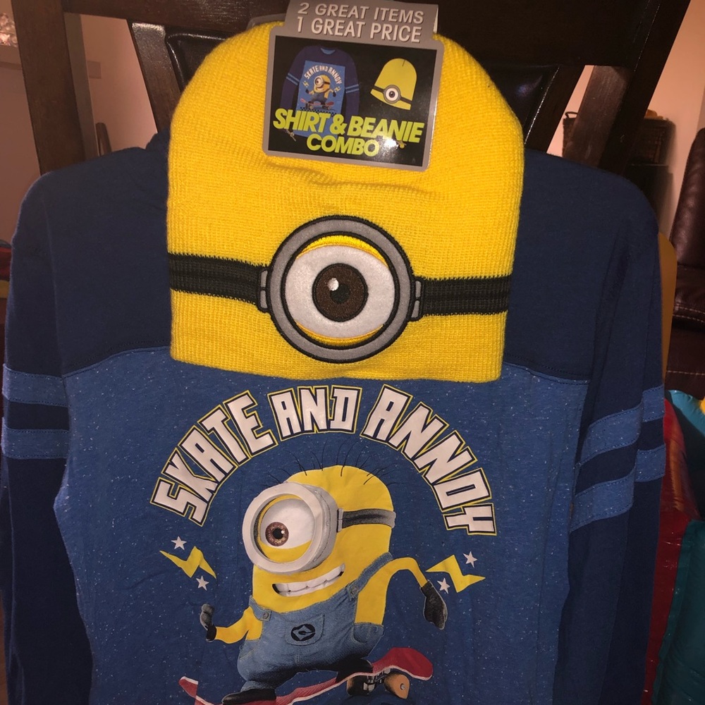 LS shirt & Beanie combo